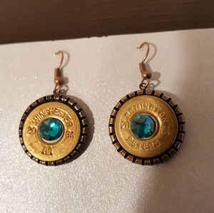 Winchester 20 gauge earrings.